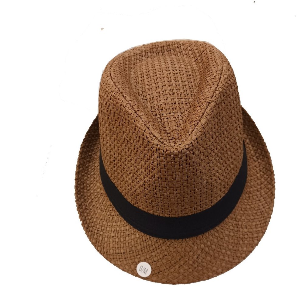 Woven Fedora (Brown)